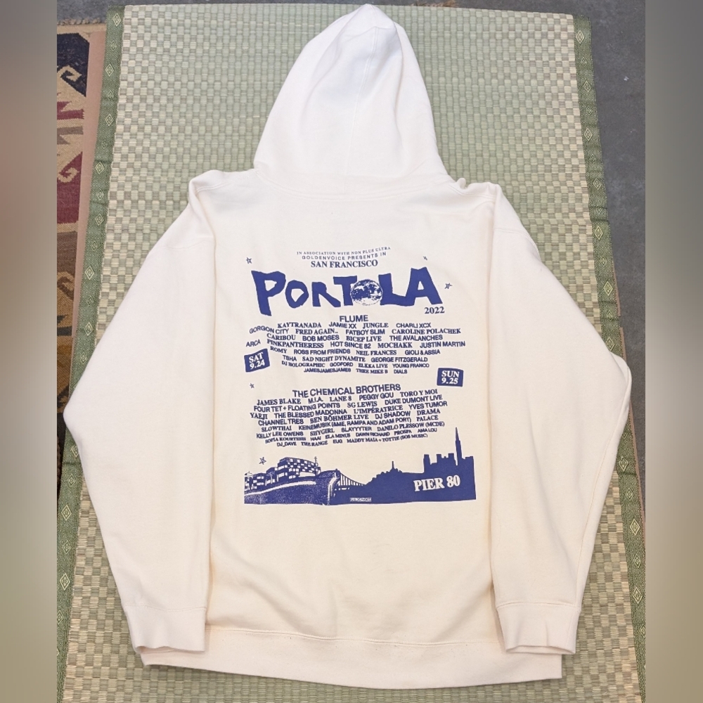 Portola 2022 Lineup Hoodie Pullover Size XXL - Picture 3 of 8